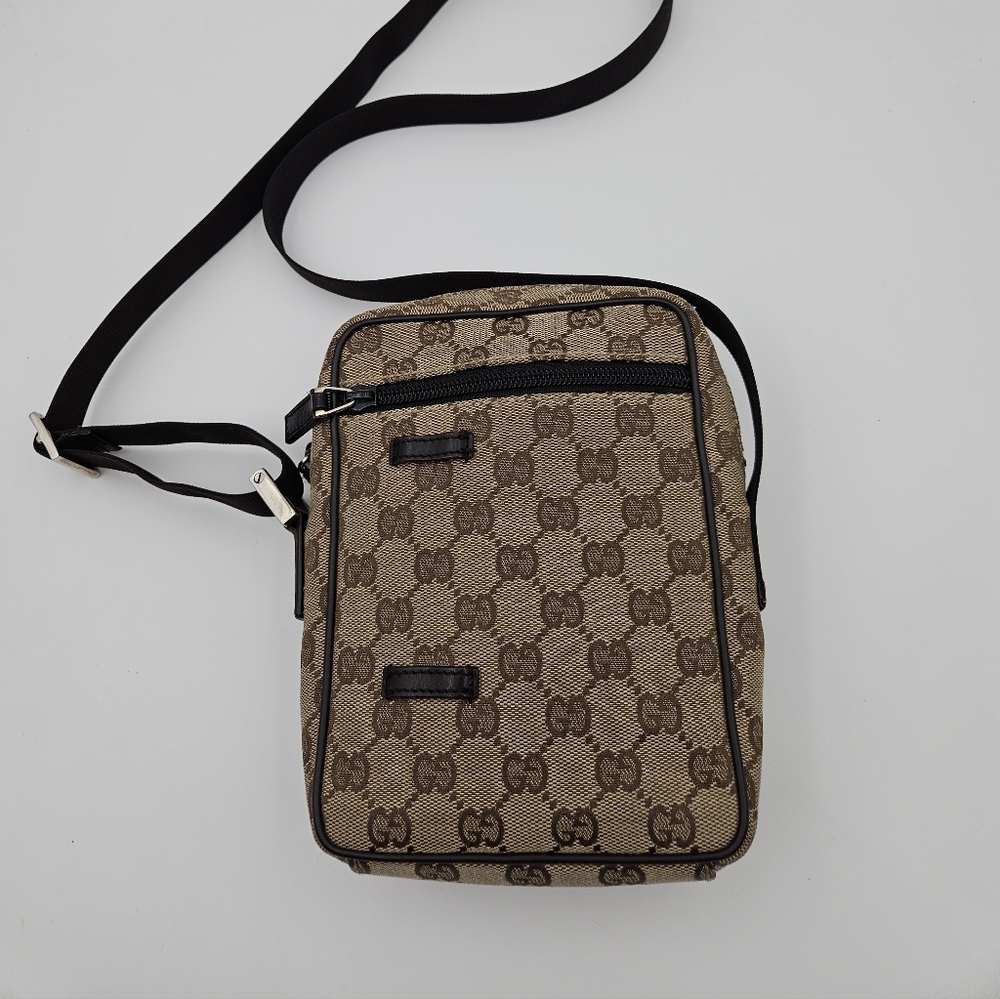 Gucci Canvas Crossbody Bag
